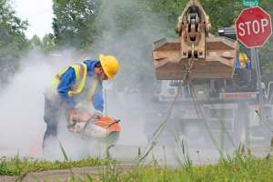 Stormwater System Under Construction