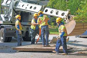 Stormwater System Under Construction