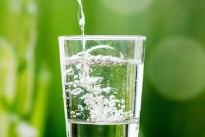 Glass of clean water