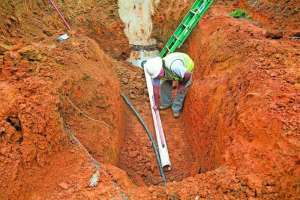 Stress Testing Concrete Pipe