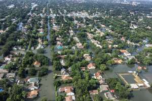 Harvey Aerial Shot