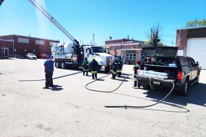 Keg nozzle demo onsite