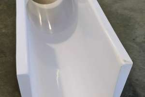 Reliner duran modular manhole invert channel system