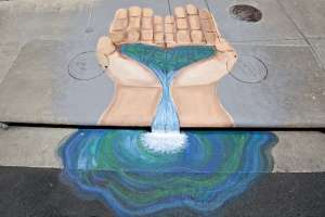 Springfield stormwater artists joshua obyrne and jessica west love your water