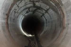 Sealing Pipe with Spray-On Polyurethane
