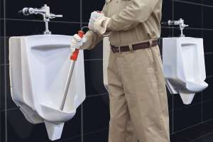 Teletube urinal auger