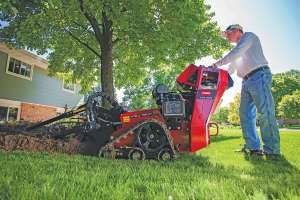 Toro walk behind trencher
