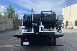Vactor ramjet trailer dual reel