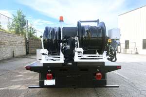 Vactor ramjet trailer dual reel