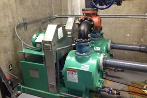 Vaughan company self priming chopper pump
