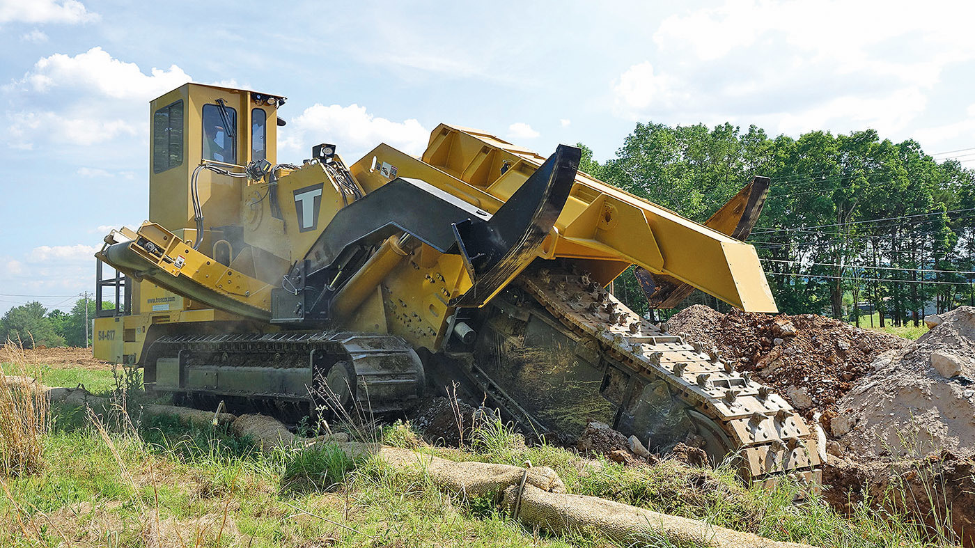 American Augers T14-54 trencher
