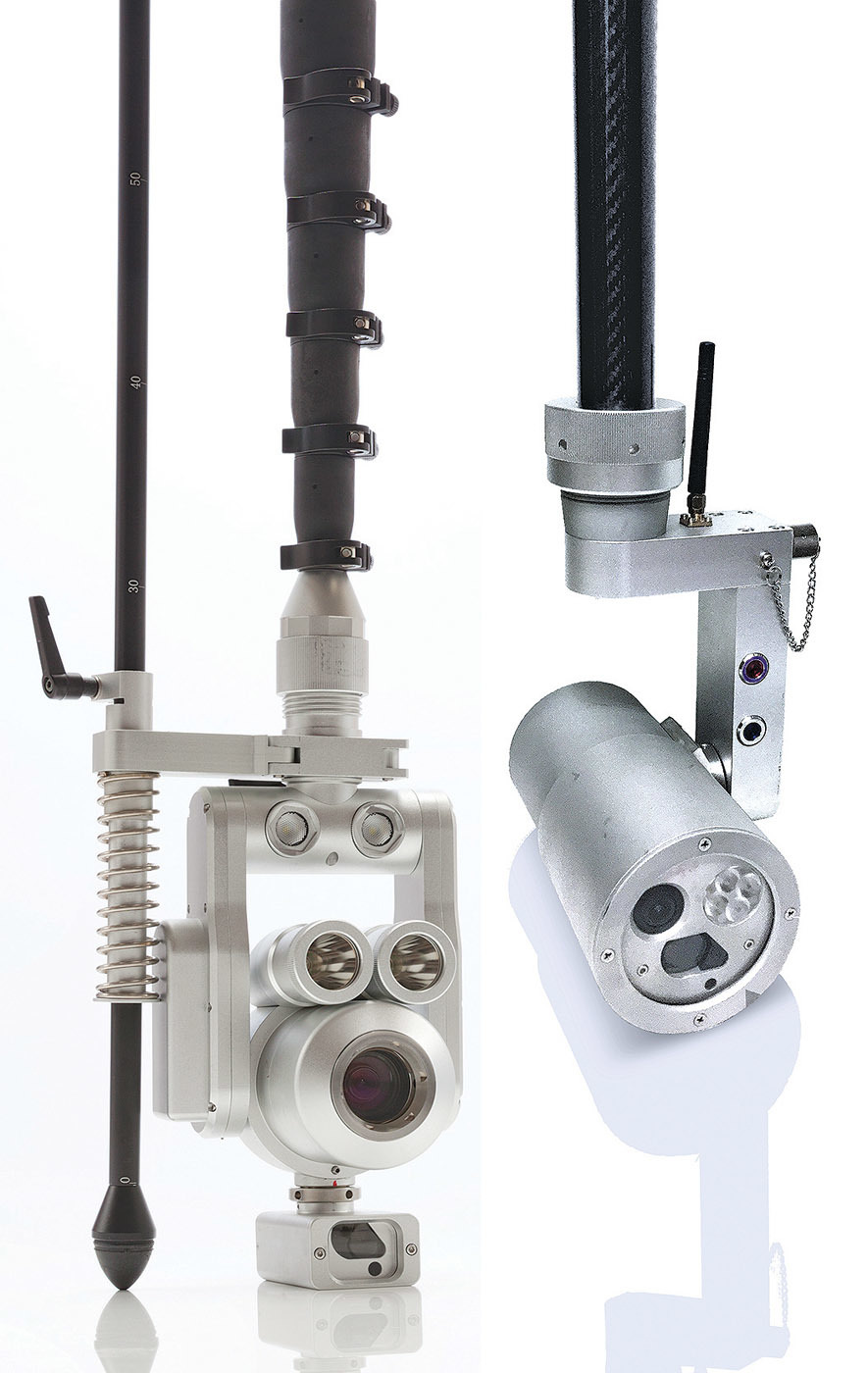 Mainline TV Camera Systems - Trio Vision Xplorer inspection pole camera series