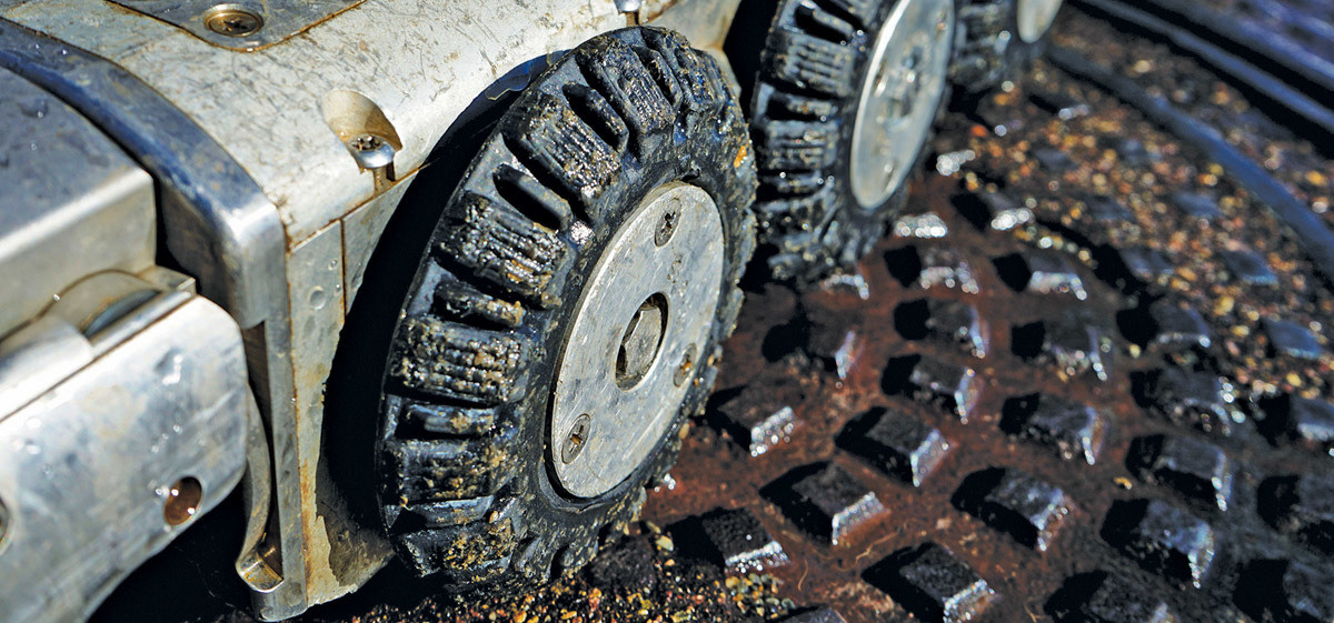 Crawler Cameras - TruGrit Traction wheels