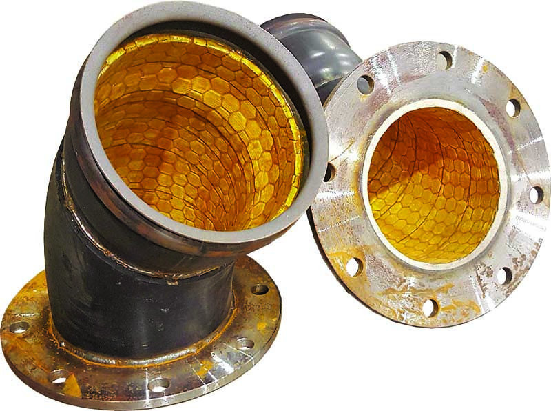 Vac2Go ceramic-lined porthole elbows
