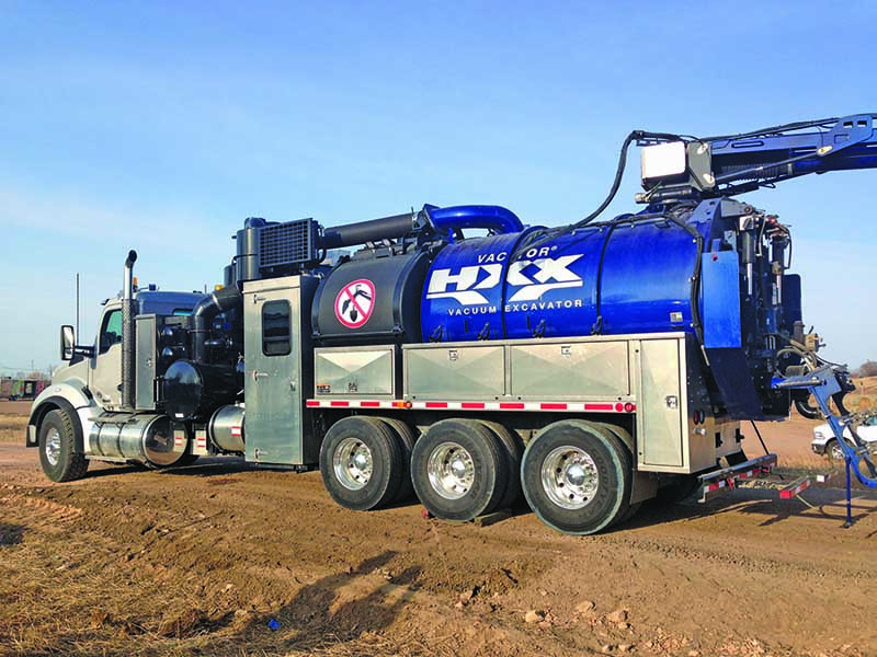 Vactor hydroexcavator blower