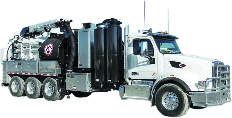 Vactor hydroexcavator with Peterbilt option