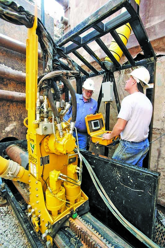 Horizontal Directional Drilling - Laser-guided boring system