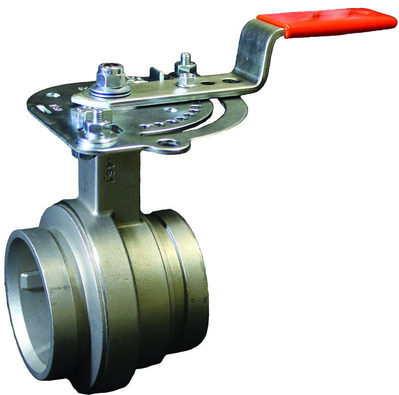 Victaulic stainless steel butterfly valve