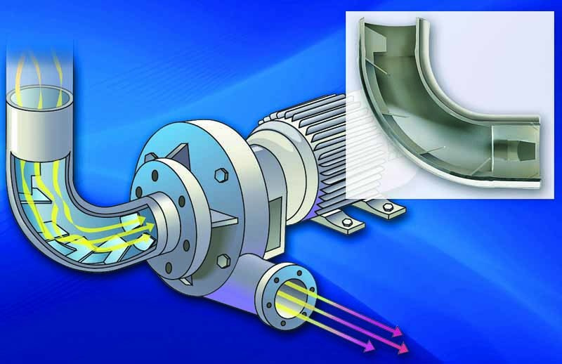 Pumps - Vortab Elbow Flow Conditioner