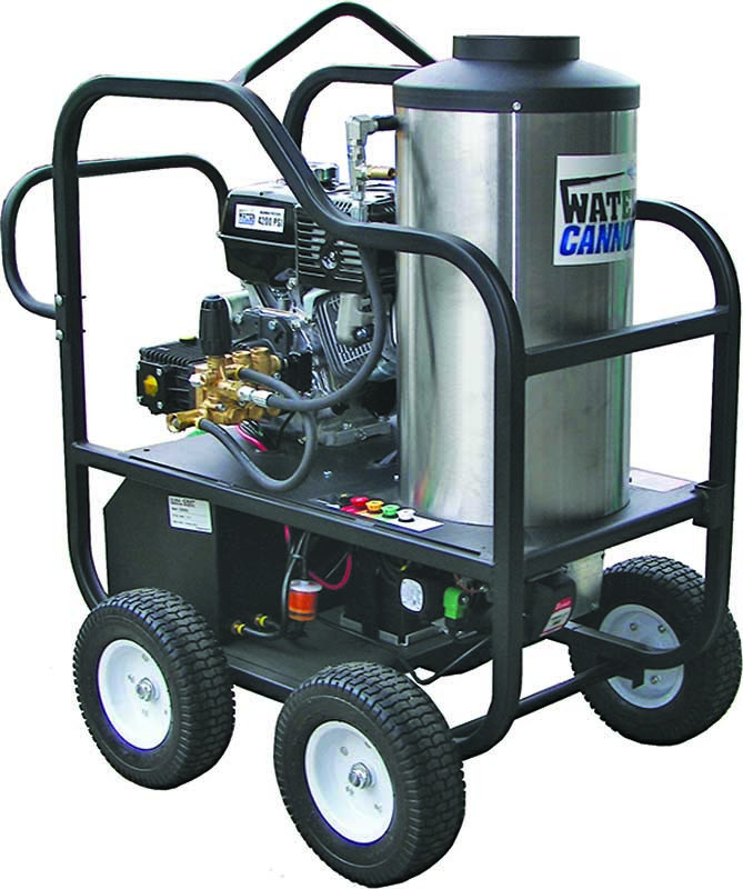 Water Cannon hot-water pressure washer