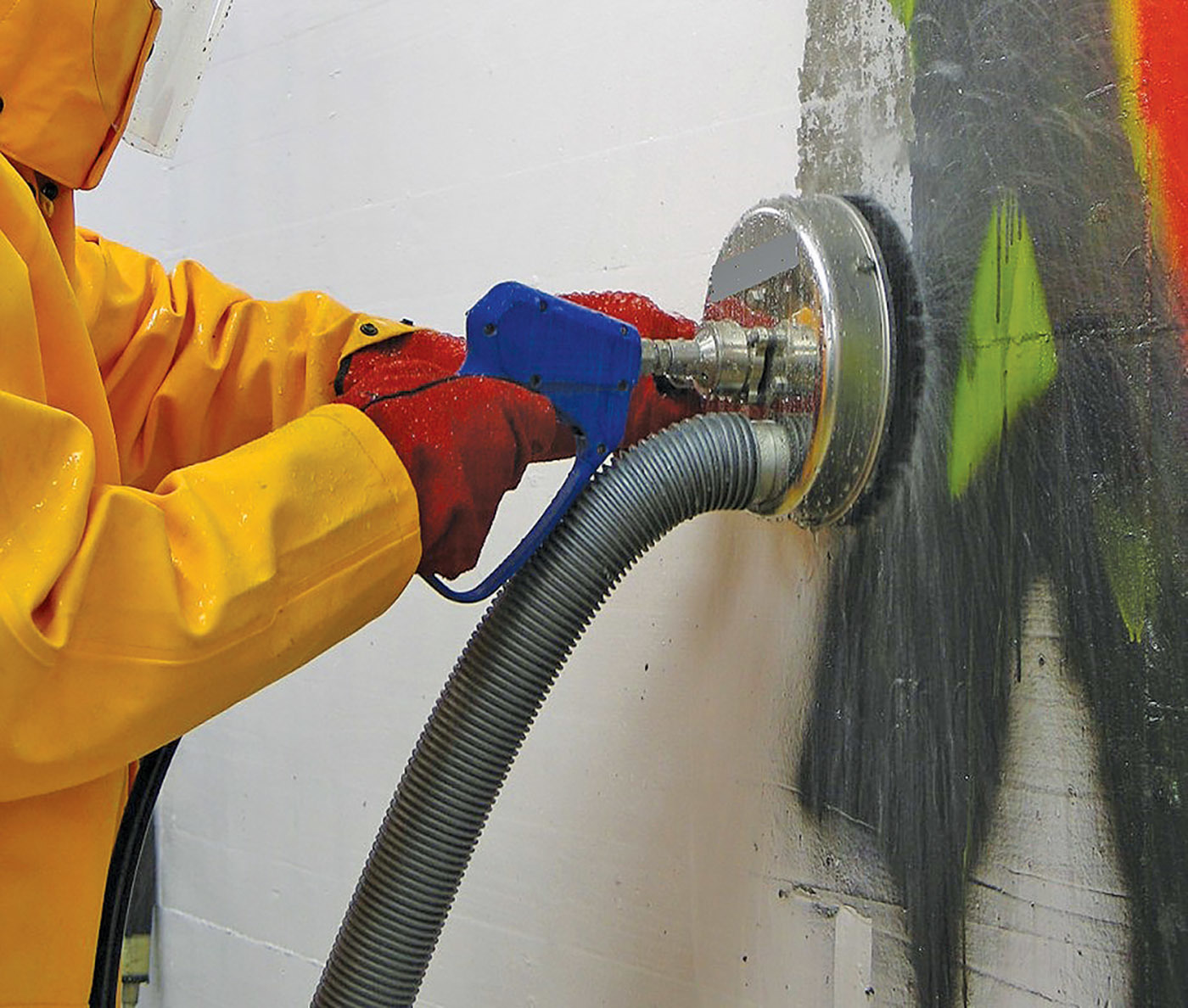Water cannon surface cleaner