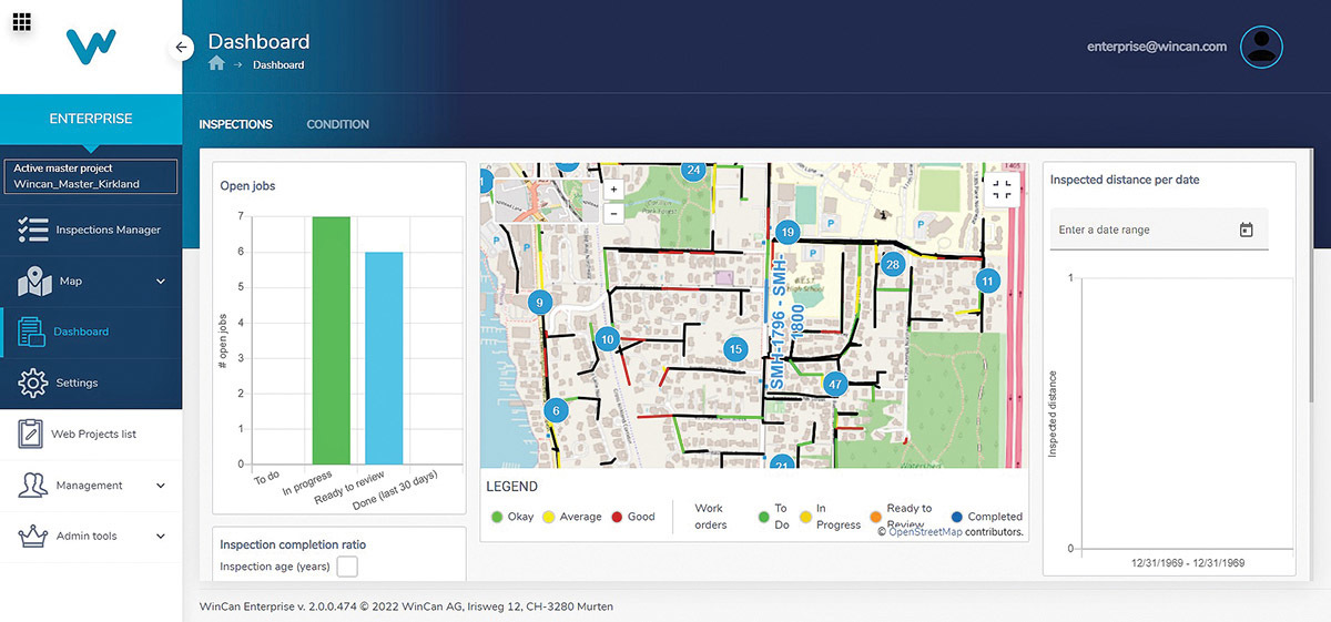 Wincan dashboard