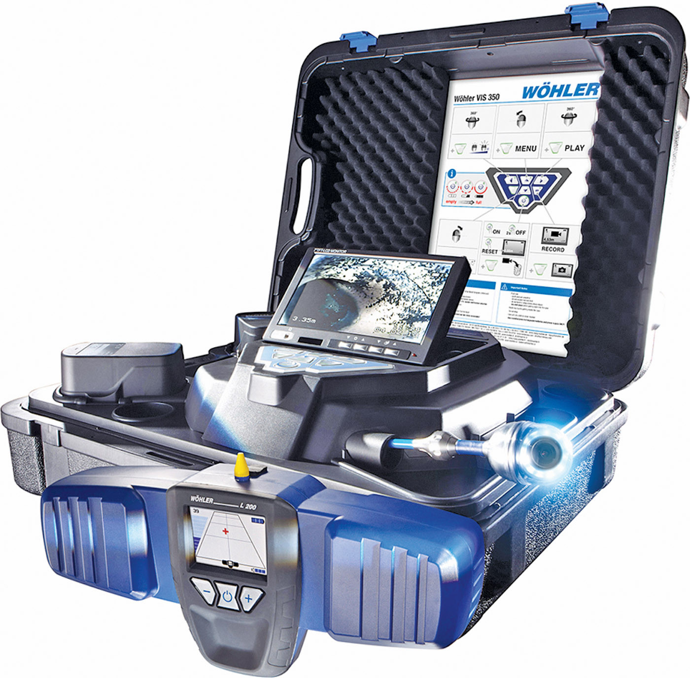 Mainline Inspection - Wohler VIS 350Plus with locator